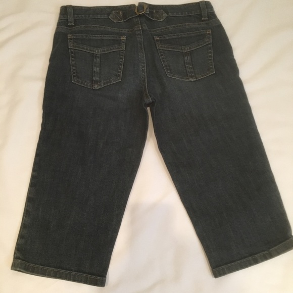 Ann Taylor Modern Fit Lindsey Waist Capri denim 4 - Picture 6 of 7
